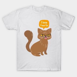 Cat loves your ex T-Shirt